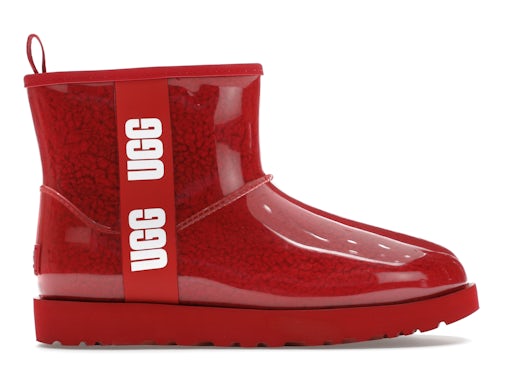 UGG Classic Clear Mini Boot Samba Red (Women) product image 1, provided for visual reference and product detail review