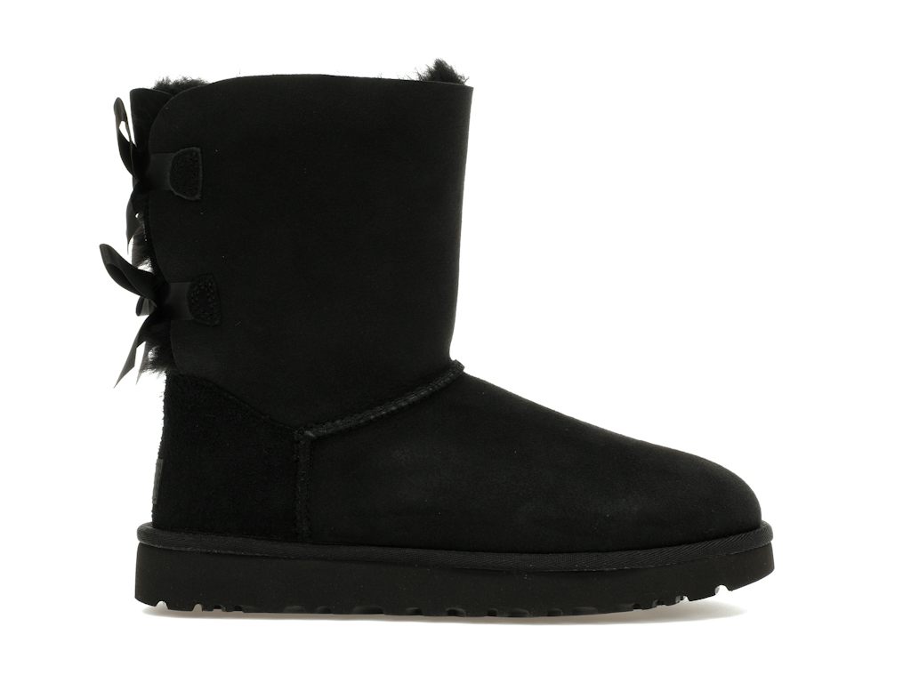 UGG Bailey Bow II Boot Black (Women) product image 1, provided for visual reference and product detail review