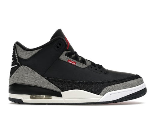 Air Jordan 3 Retro Levi's Black product image 1, provided for visual reference and product detail review