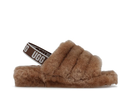 UGG Fluff Yeah Slide - Chestnut (Women) product image 1, provided for visual reference and product detail review