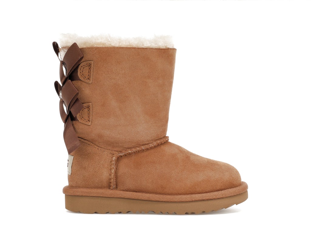 UGG Bailey Bow II Boot - Chestnut (Toddler) product image 1, provided for visual reference and product detail review