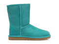 UGG Classic Short II Boot - Aquatic Blue (Women) product image 1, provided for visual reference and product detail review