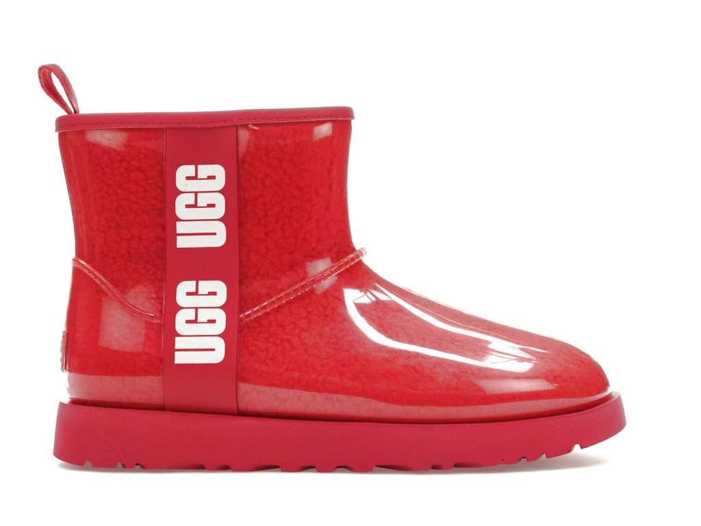 UGG Classic Clear Mini Boot Hibiscus Pink (Women) product image 1, provided for visual reference and product detail review