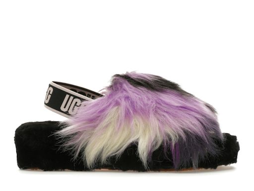 UGG Fluff Yeah Slide Tie Dye Magnolia (Women) product image 1, provided for visual reference and product detail review