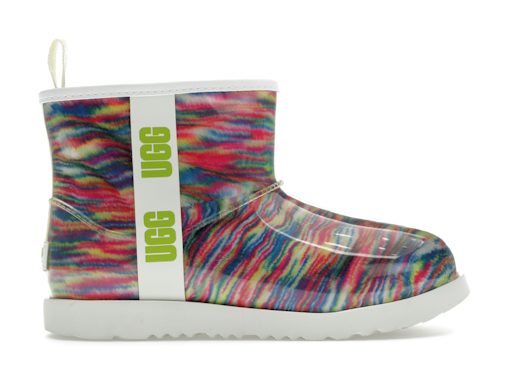 UGG Classic Clear Mini Pixelate Boot - White (Kids) product image 1, provided for visual reference and product detail review