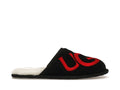 UGG Scuff Logo Slipper - Black/Red product image 1, provided for visual reference and product detail review