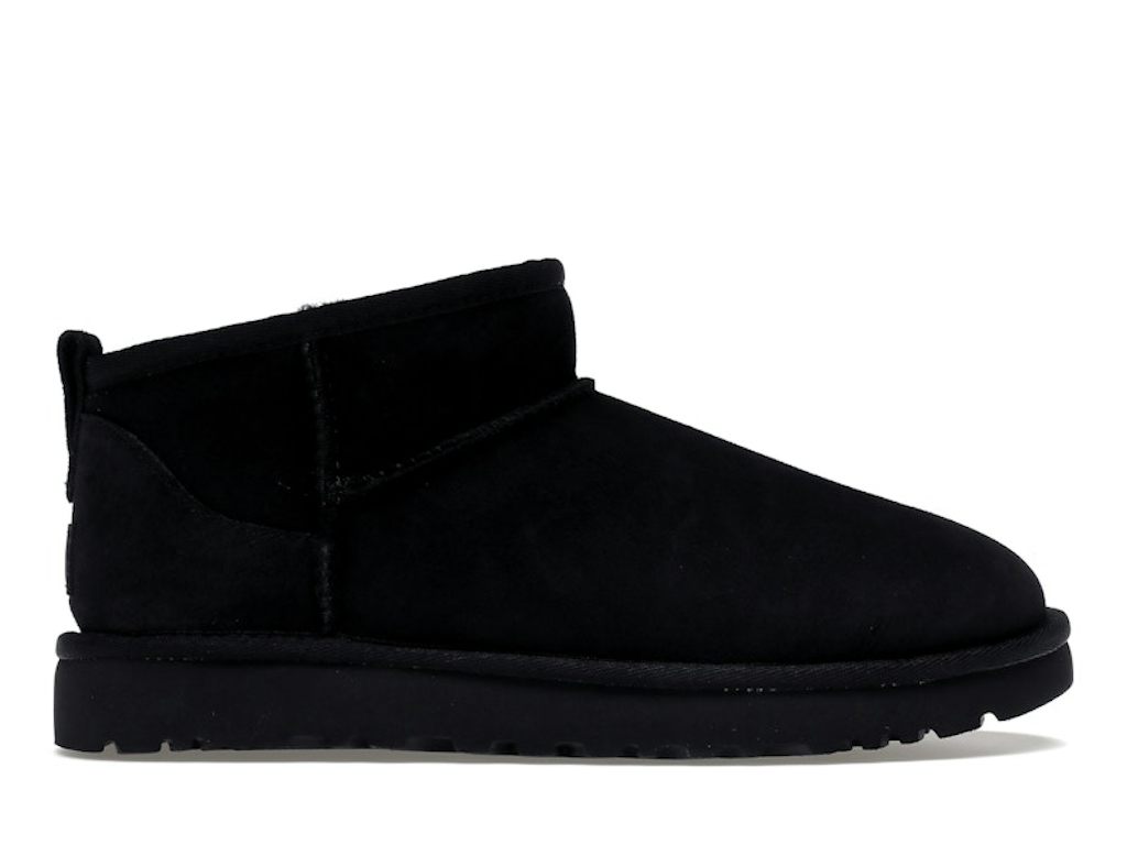 UGG Classic Ultra Mini Boot - Black (Women) product image 1, provided for visual reference and product detail review