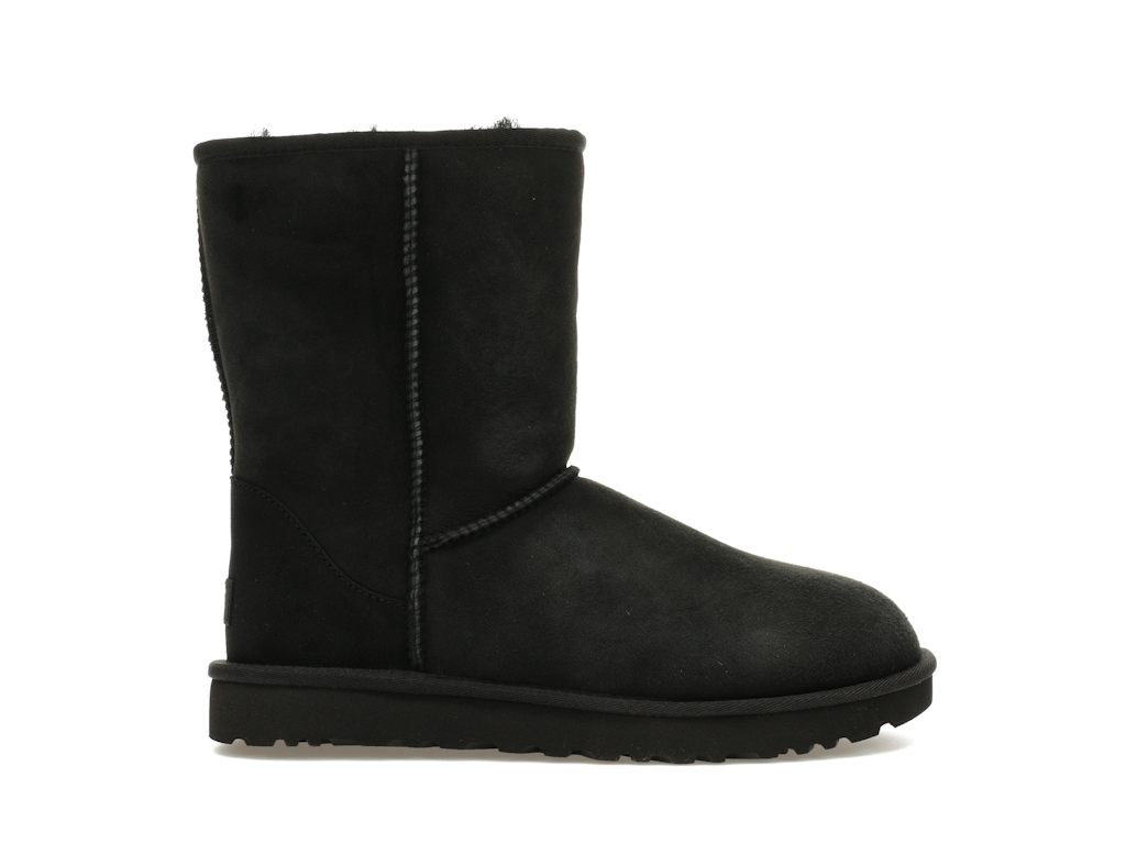 UGG Classic Short II Boot - Black (Women) product image 1, provided for visual reference and product detail review