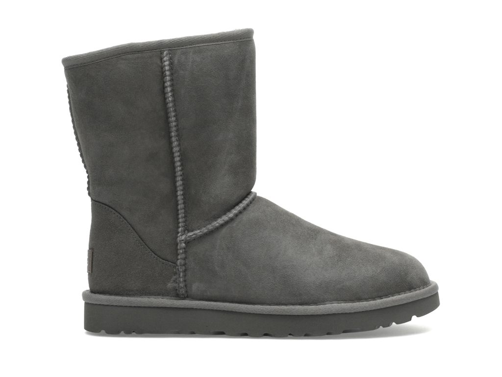 UGG Classic Short II Boot - Grey (Women) product image 1, provided for visual reference and product detail review