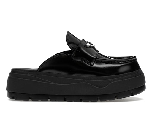 Jordan Mule Black Metallic Silver (Women) product image 1, provided for visual reference and product detail review