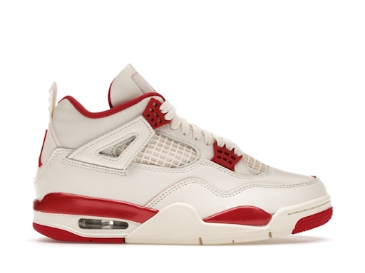 Air Jordan 4 Retro Valentine's Day Sierra Red (Women) product image 1, provided for visual reference and product detail