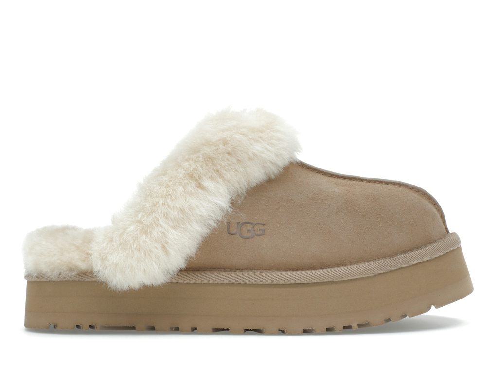 UGG Disquette Slipper - Sand (Women) product image 1, provided for visual reference and product detail review