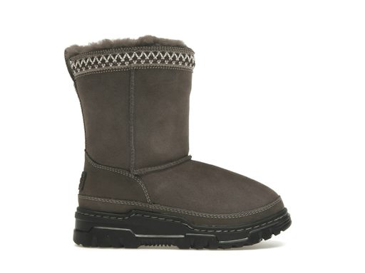 UGG Classic Short TrailGazer Boot - Thunder Cloud (Kids) product image 1, provided for visual reference and product detail