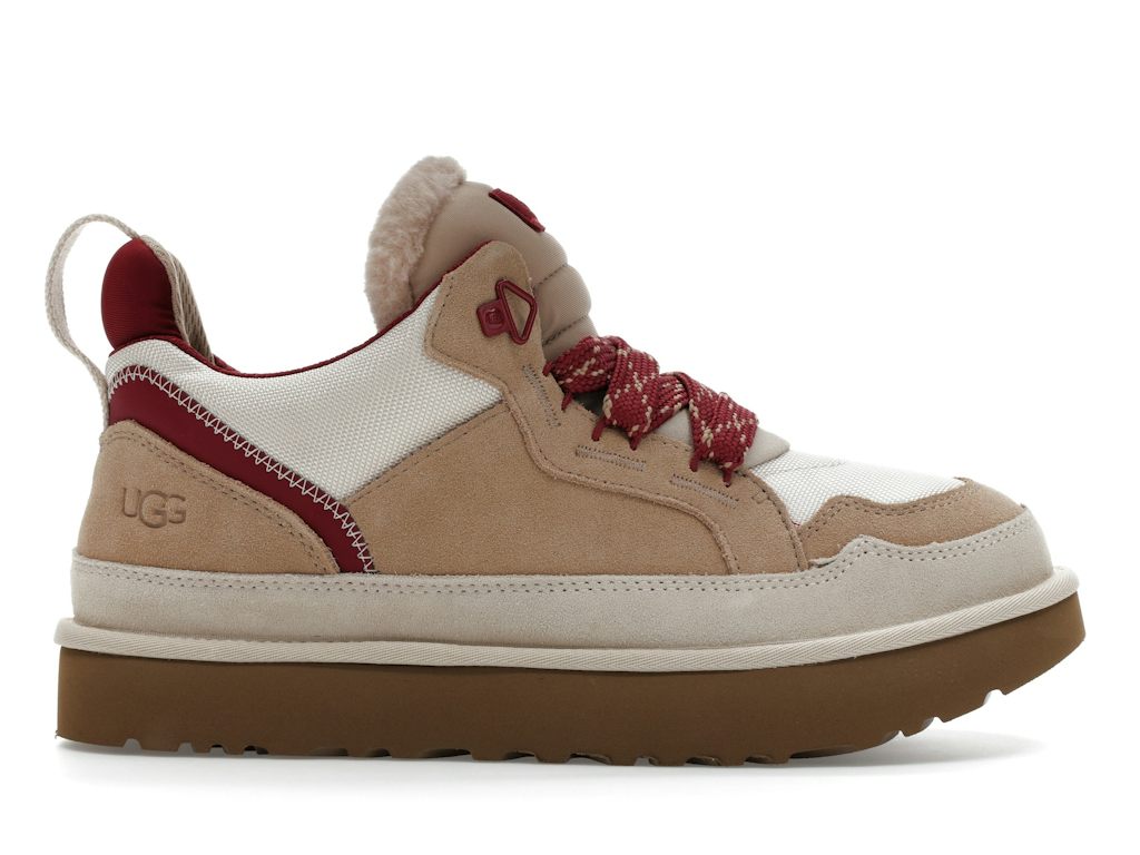 UGG Lowmel Sneaker - Driftwood/Biking Red product image 1, provided for visual reference and product detail review