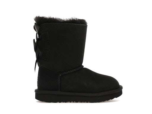 UGG Bailey Bow II Boot - Black (Toddler) product image 1, provided for visual reference and product detail review
