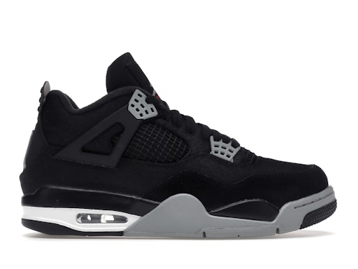 Air Jordan 4 Retro SE Black Canvas product image 1, provided for visual reference and product detail review