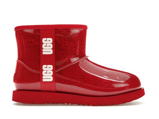 UGG Classic Clear Mini II Boot - Samba Red (Kids) product image 1, provided for visual reference and product detail review
