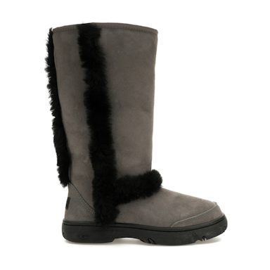 UGG Sunburst Tall Boot - Grey/Black (Women) product image 1, provided for visual reference and product detail review