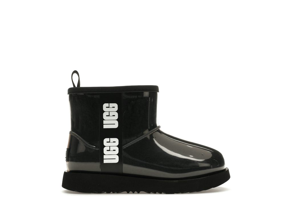UGG Classic Clear Mini II Boot - Black (Kids) product image 1, provided for visual reference and product detail review