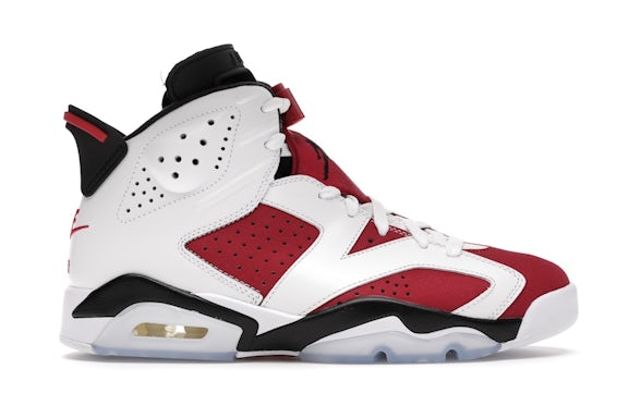 Air Jordan 6 Retro Carmine (2021) product image 1, provided for visual reference and product detail review