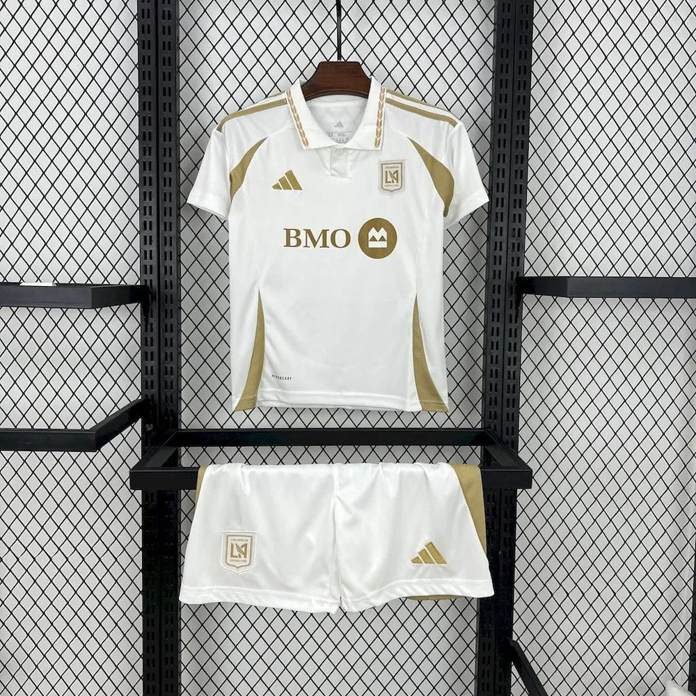 kids los angeles fc jersey 25/26 away football kit soccer