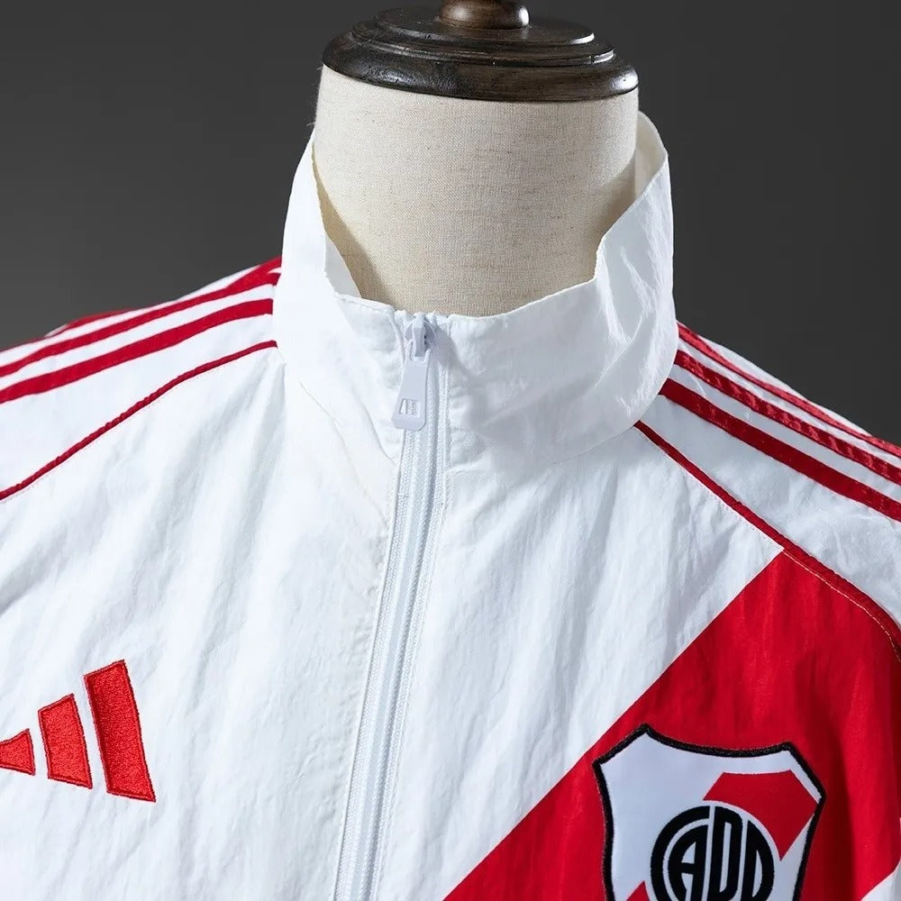 River Plate Windbreaker 2025/26 White Football Kit product image 8