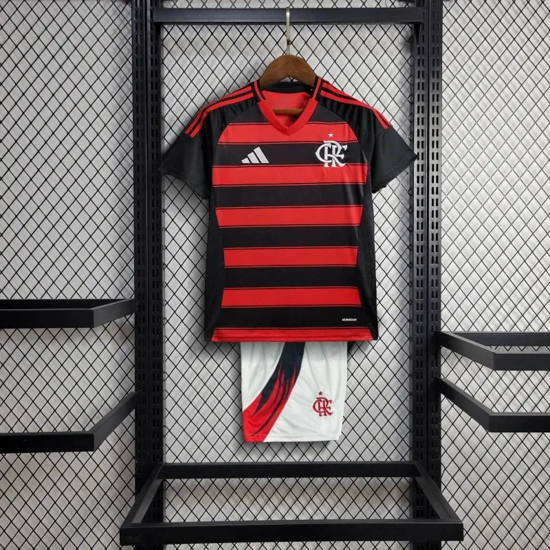 kids flamengo jersey 25/26 home football kit soccer product image 1