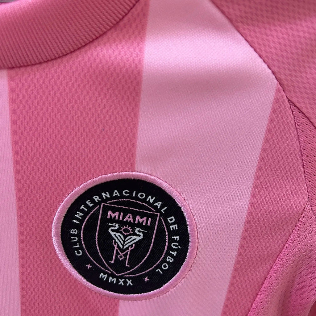 kids inter miami jersey 25/26 home football kit soccer product image 6
