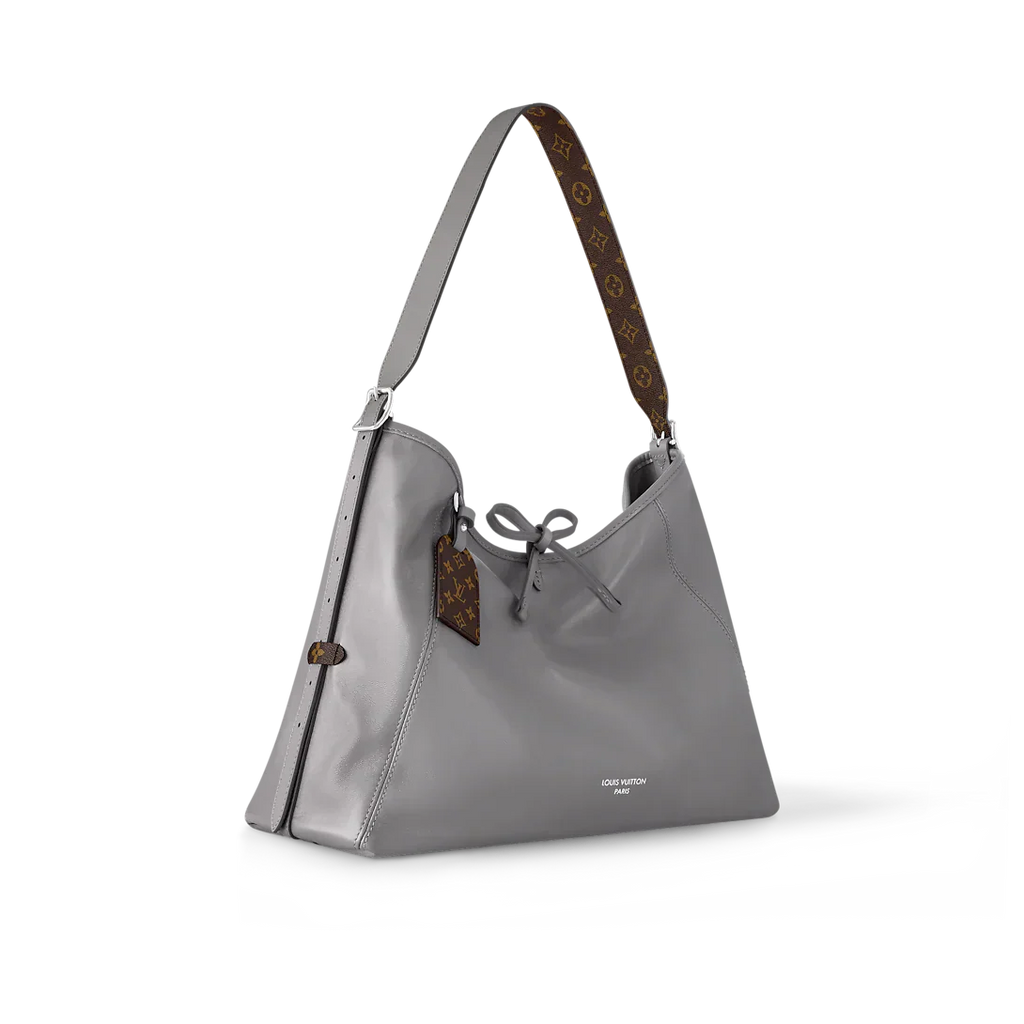 Louis Vuitton Carryall Vibe MM Gray Shoulder Bag product image 1, provided for visual reference and product detail review