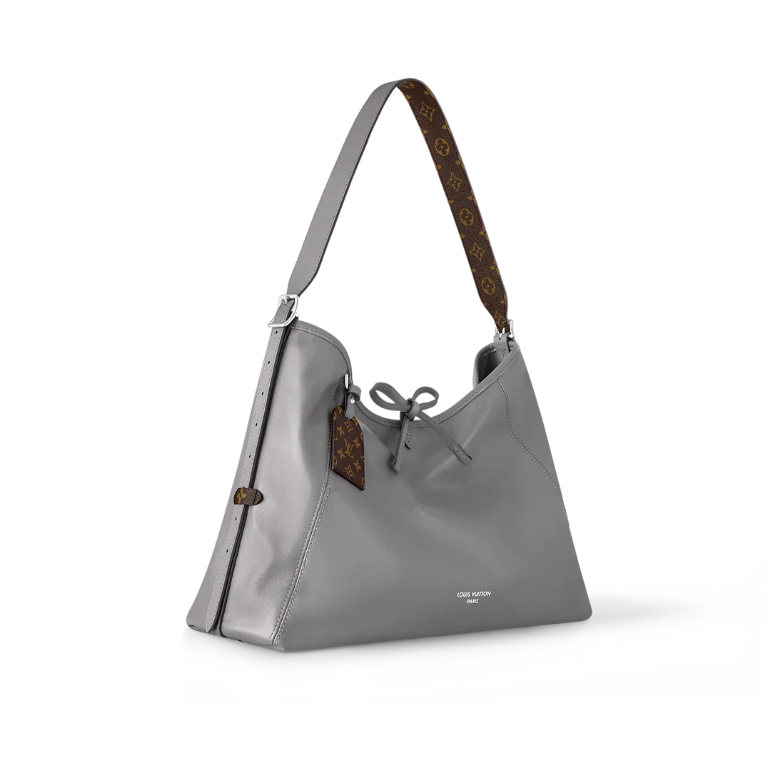 Louis Vuitton Carryall Vibe MM Gray Shoulder Bag product image 1, provided for visual reference and product detail review