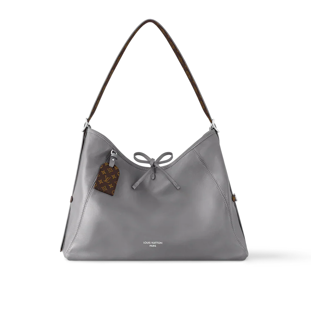 Louis Vuitton Carryall Vibe MM Gray Shoulder Bag product image 2, provided for visual reference and product detail review