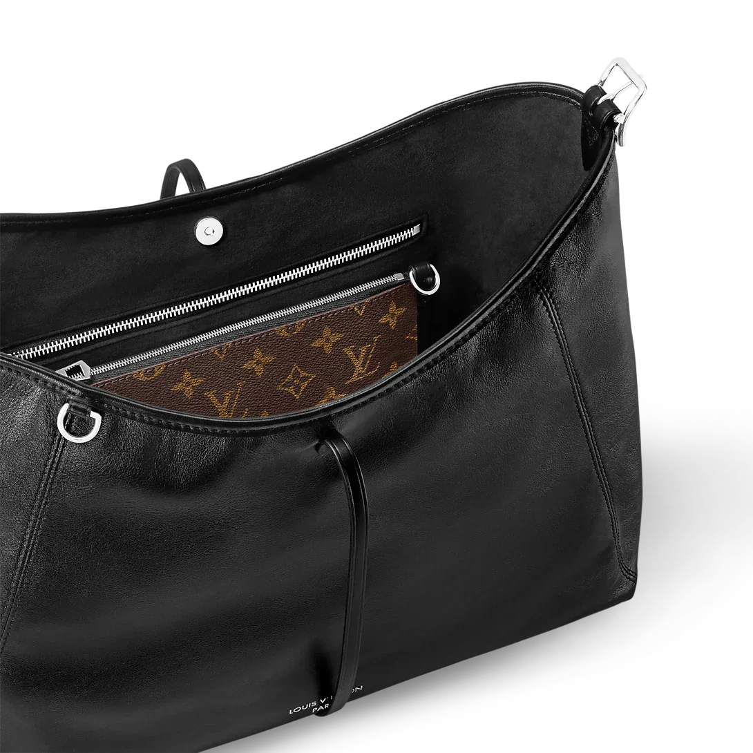Louis Vuitton Carryall Vibe MM Black Handbag product image 5, provided for visual reference and product detail review