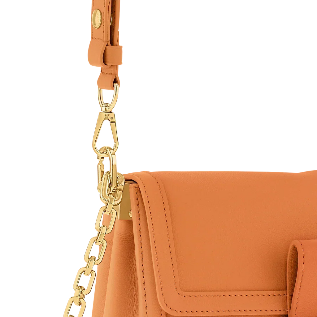 Louis Vuitton Dauphine Soft MM Apricot Handbag product image 7, provided for visual reference and product detail review