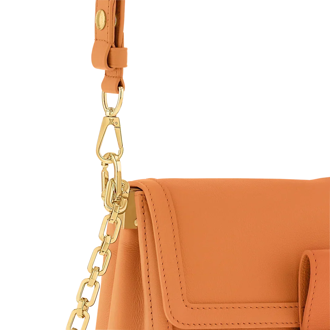 Louis Vuitton Dauphine Soft MM Apricot Handbag product image 7, provided for visual reference and product detail review