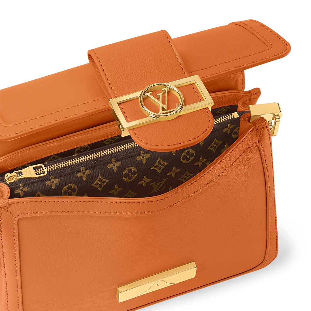 Louis Vuitton Dauphine Soft MM Apricot Handbag product image 5, provided for visual reference and product detail review