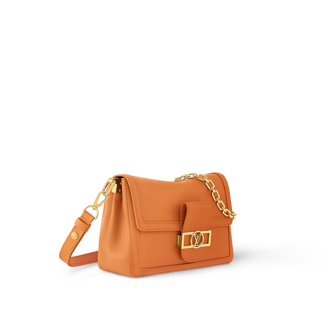 Louis Vuitton Dauphine Soft MM Apricot Handbag product image 1, provided for visual reference and product detail review