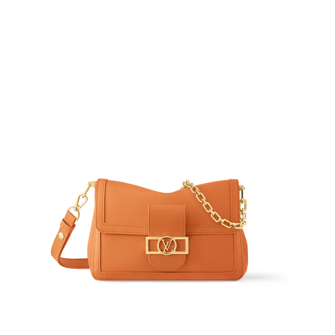 Louis Vuitton Dauphine Soft MM Apricot Handbag product image 2, provided for visual reference and product detail review