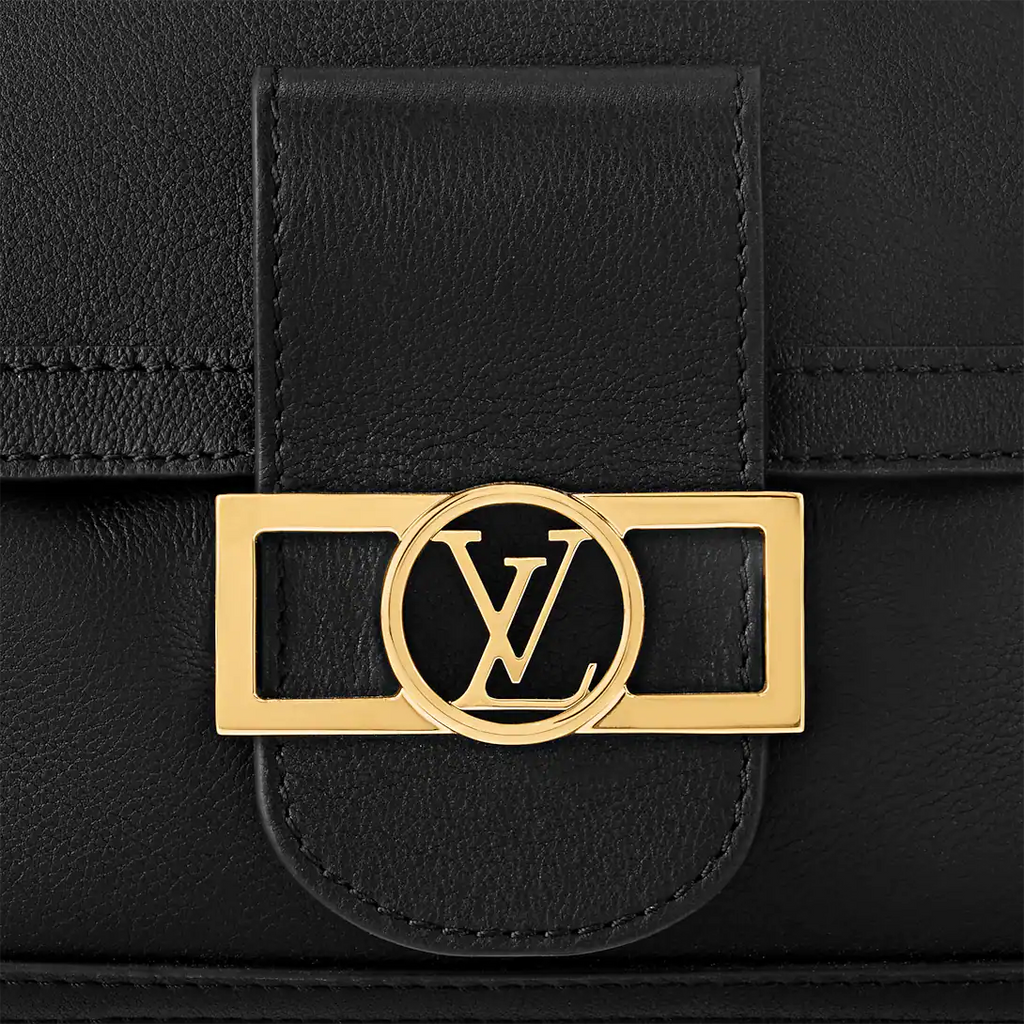 Louis Vuitton Dauphine Soft MM Black Handbag product image 2, provided for visual reference and product detail review