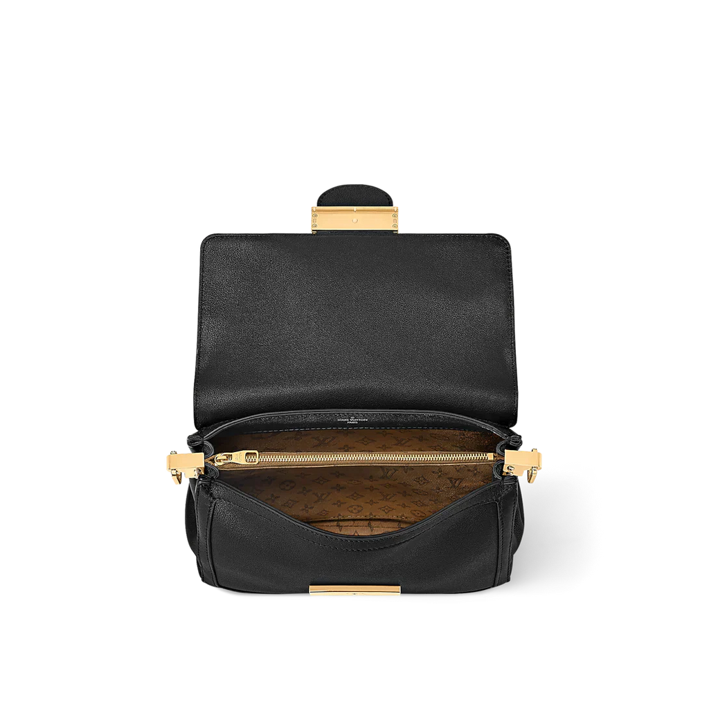 Louis Vuitton Dauphine Soft MM Black Handbag product image 4, provided for visual reference and product detail review