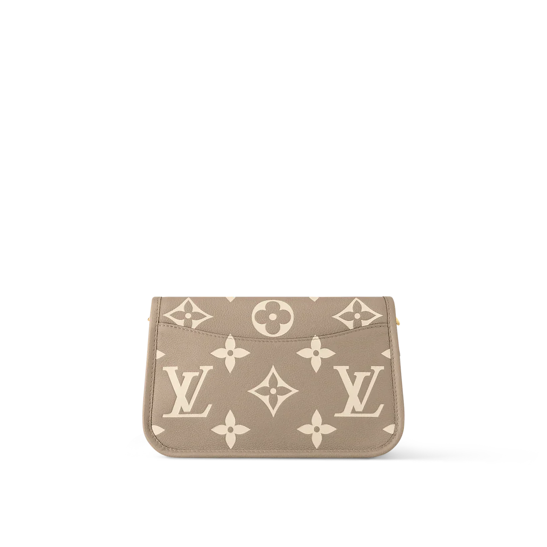 Louis Vuitton Diane Monogram Empreinte Tourterelle Beige Cream Satchel Bag product image 4, provided for visual reference