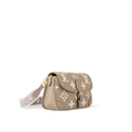 Louis Vuitton Diane Monogram Empreinte Tourterelle Beige Cream Satchel Bag product image 1, provided for visual reference