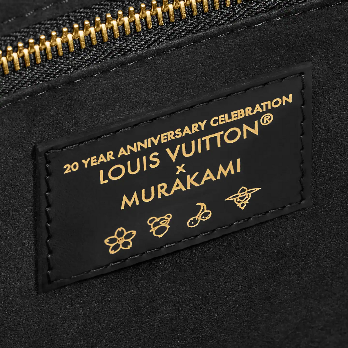 LV x TM Neverfull MM Tote Bag - Black product image 5, provided for visual reference and product detail review
