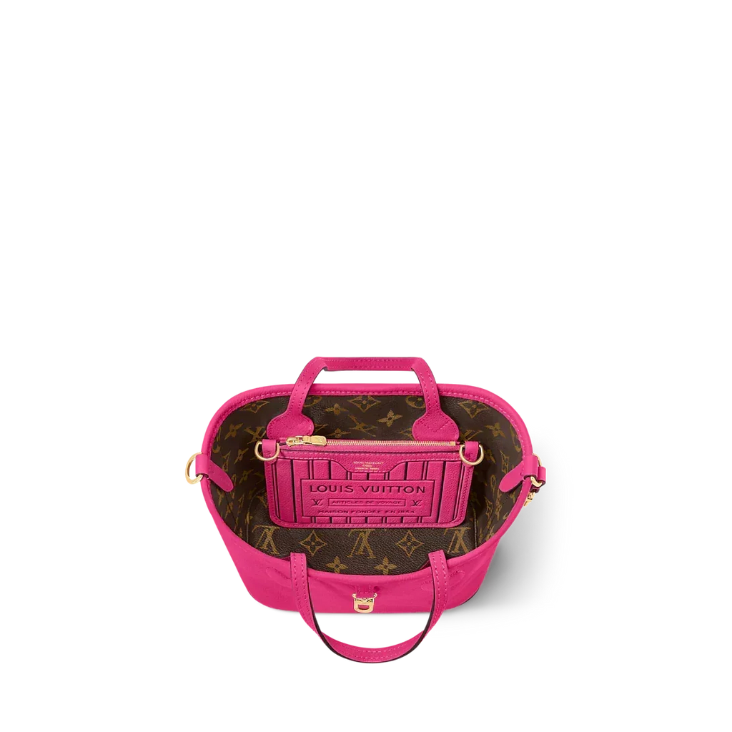 Louis Vuitton Neverfull Bandoulière Inside Out BB Tote Bag - Rose Pondichery / Monogram product image 4, provided for visual