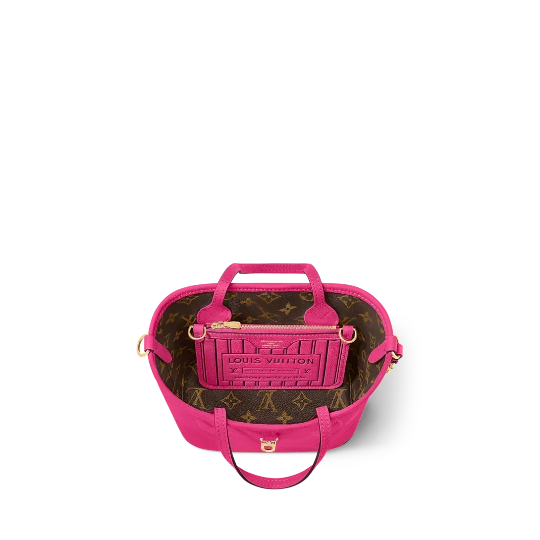Louis Vuitton Neverfull Bandoulière Inside Out BB Tote Bag - Rose Pondichery / Monogram product image 4, provided for visual