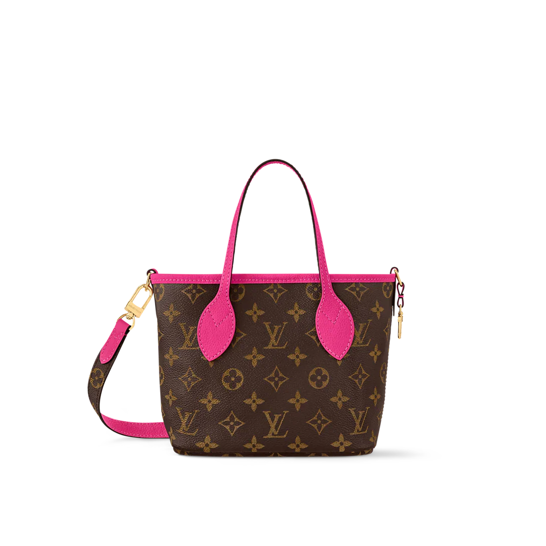 Louis Vuitton Neverfull Bandoulière Inside Out BB Tote Bag - Rose Pondichery / Monogram product image 2, provided for visual