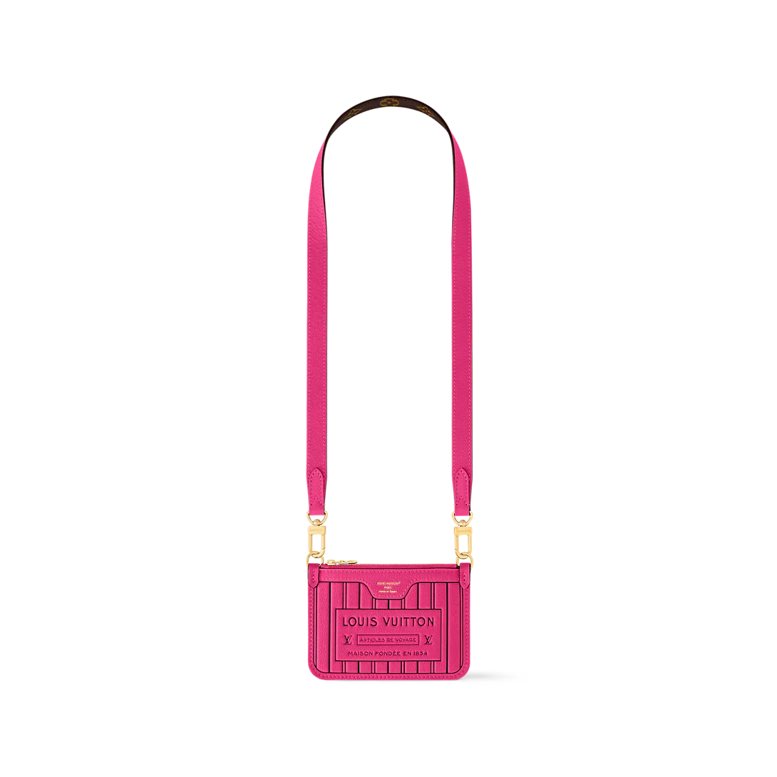 Louis Vuitton Neverfull Bandoulière Inside Out BB Tote Bag - Rose Pondichery / Monogram product image 6, provided for visual