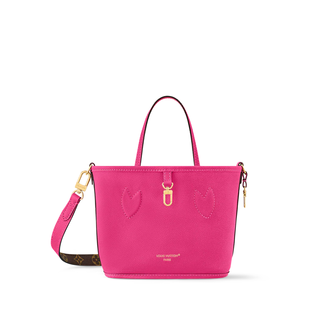 Louis Vuitton Neverfull Bandoulière Inside Out BB Tote Bag - Rose Pondichery / Monogram product image 5, provided for visual