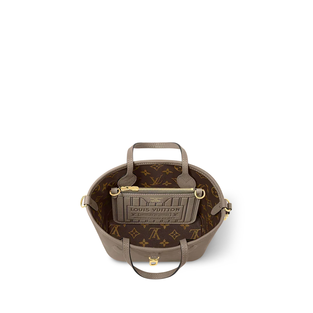 Neverfull Bandoulière Inside Out BB Tote Bag - Dark Fango / Monogram product image 4, provided for visual reference and