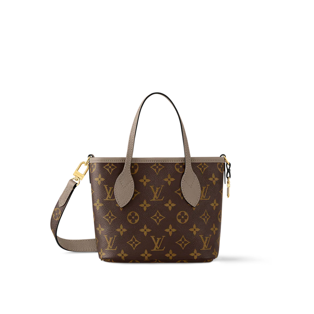 Neverfull Bandoulière Inside Out BB Tote Bag - Dark Fango / Monogram product image 2, provided for visual reference and