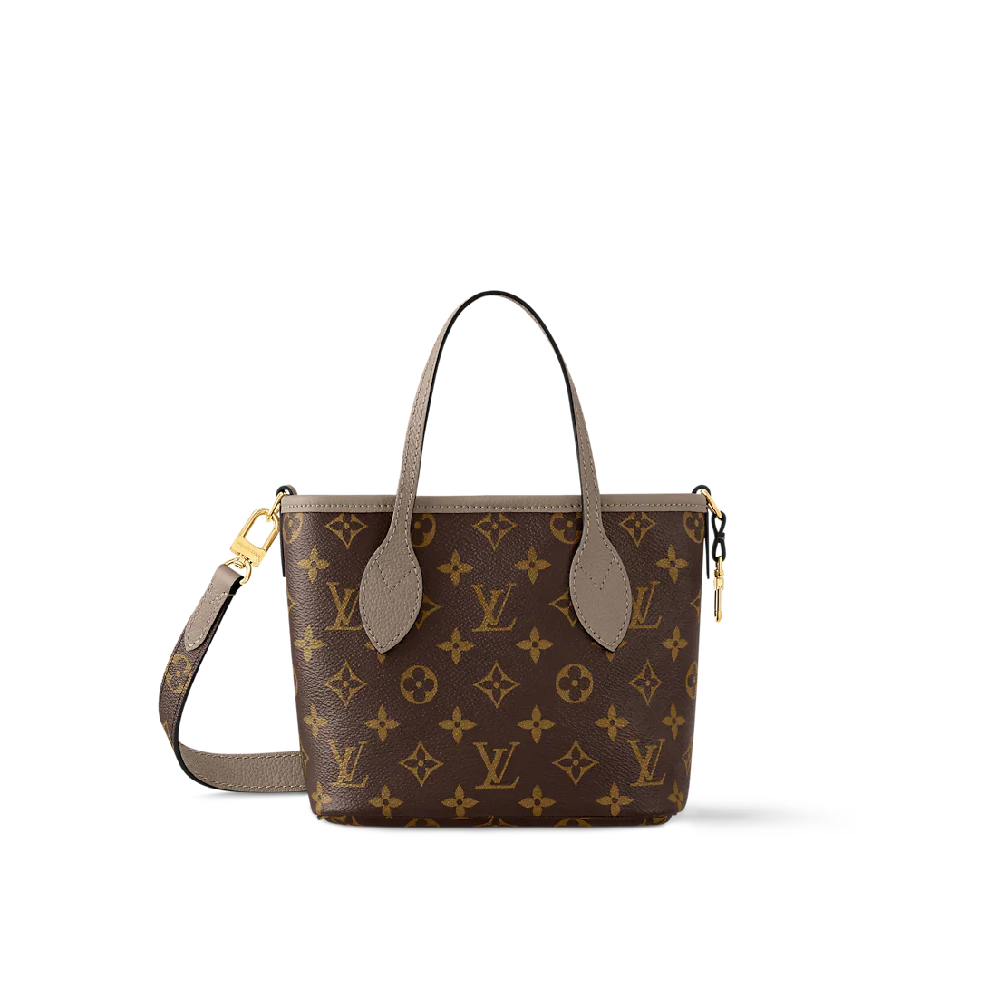Neverfull Bandoulière Inside Out BB Tote Bag - Dark Fango / Monogram product image 2, provided for visual reference and